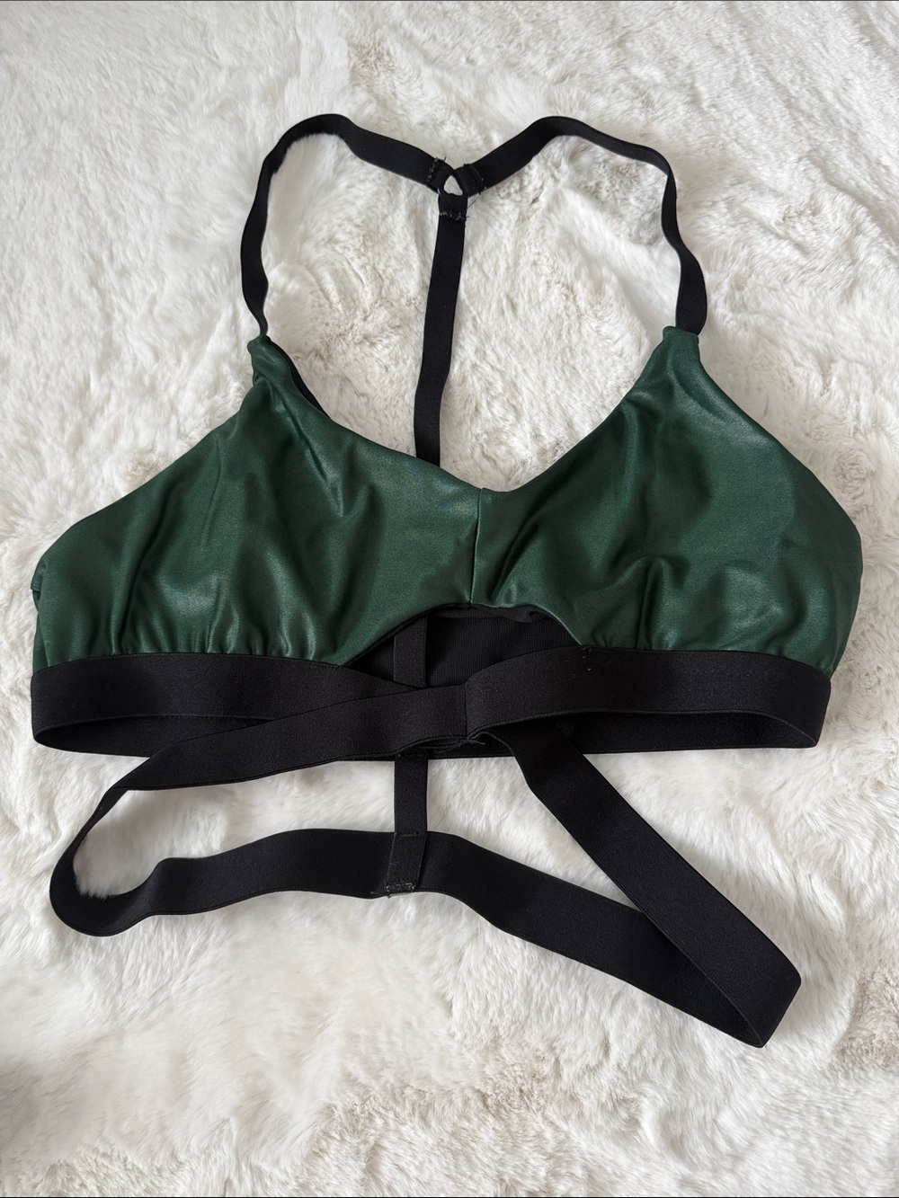 Koral Green sports Bra